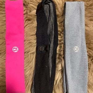 3 Lululemon headbands